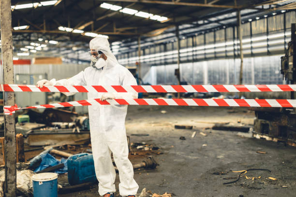 Professional Unattended Death Cleanup technician working in Fremont, MI